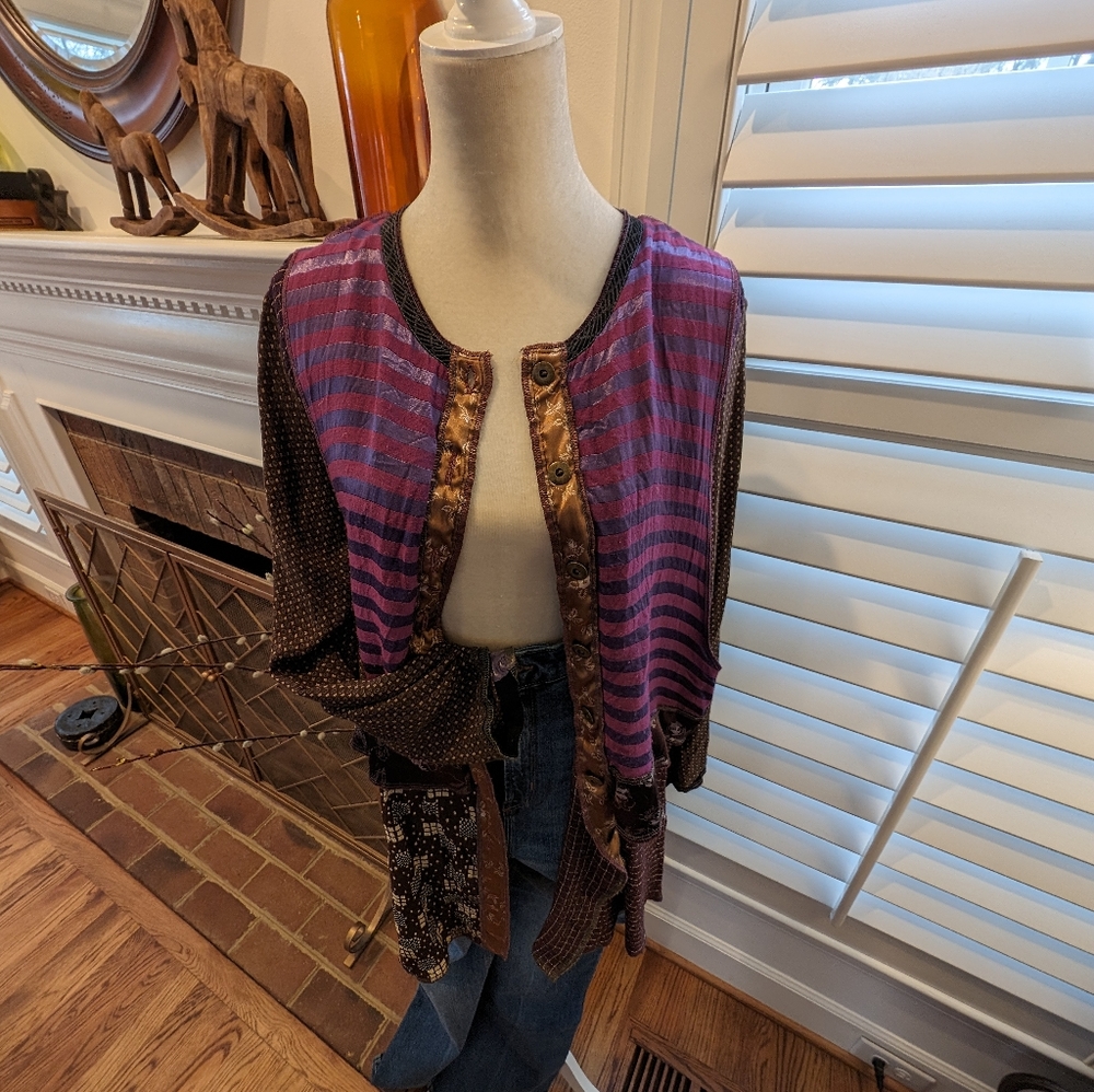 Nothing Matches Patchwork Vintage Tunic